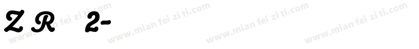 Z R 阵全套2字体转换